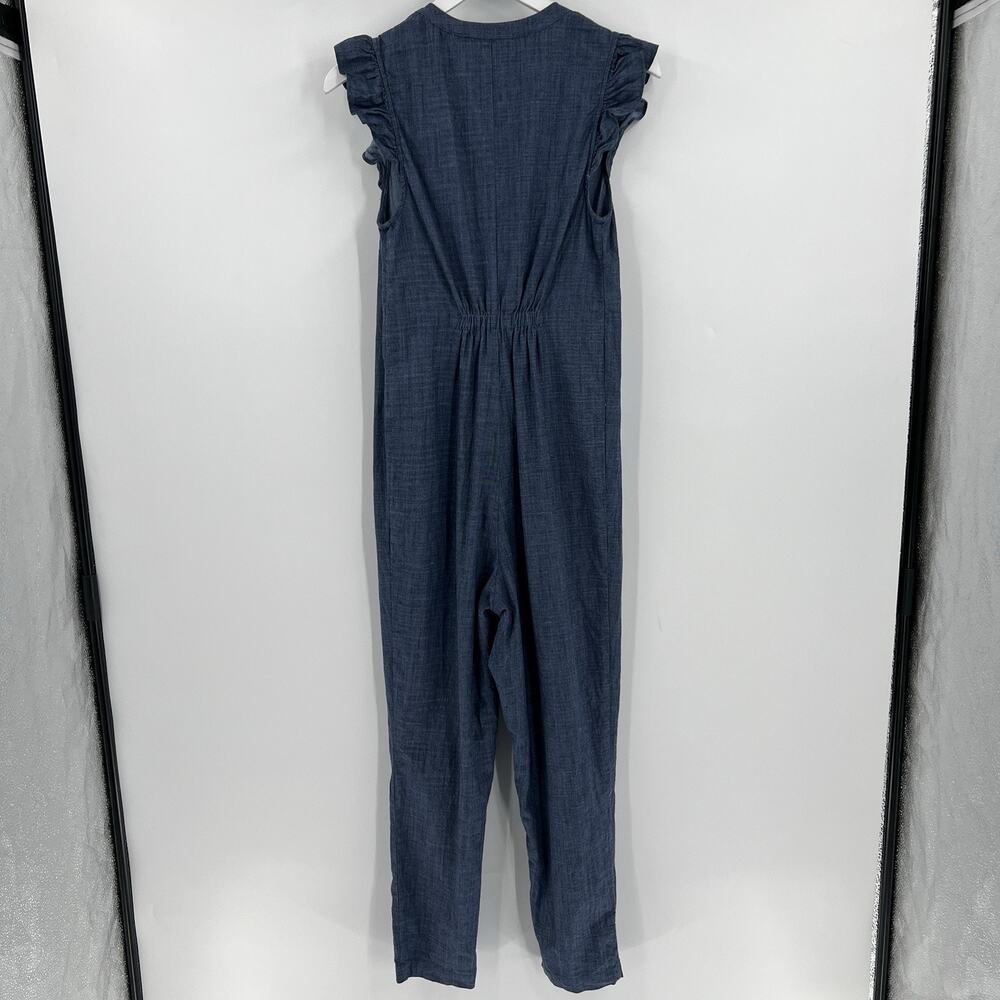 The Nines By Hatch Button Chambray Denim Jumpsuit… - image 7